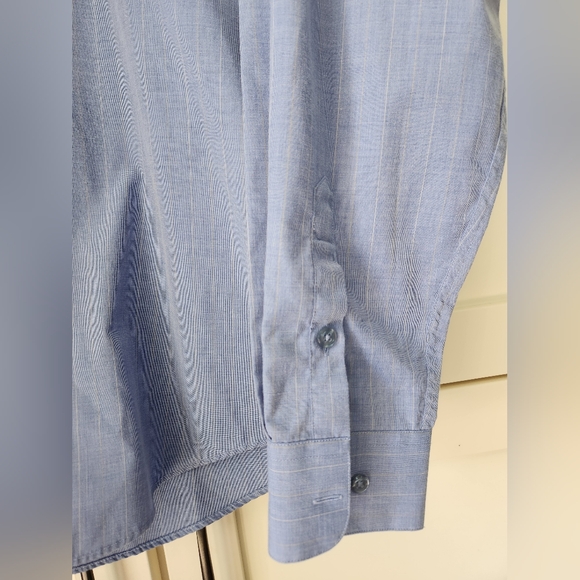🔹️Givenchy - Blue Dress Shirt - Size 16 - Picture 7 of 11